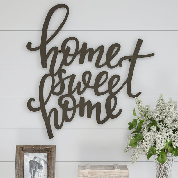 Blessed Wall Sign Art Farmhouse Country Rustic Antique Look Home Decor